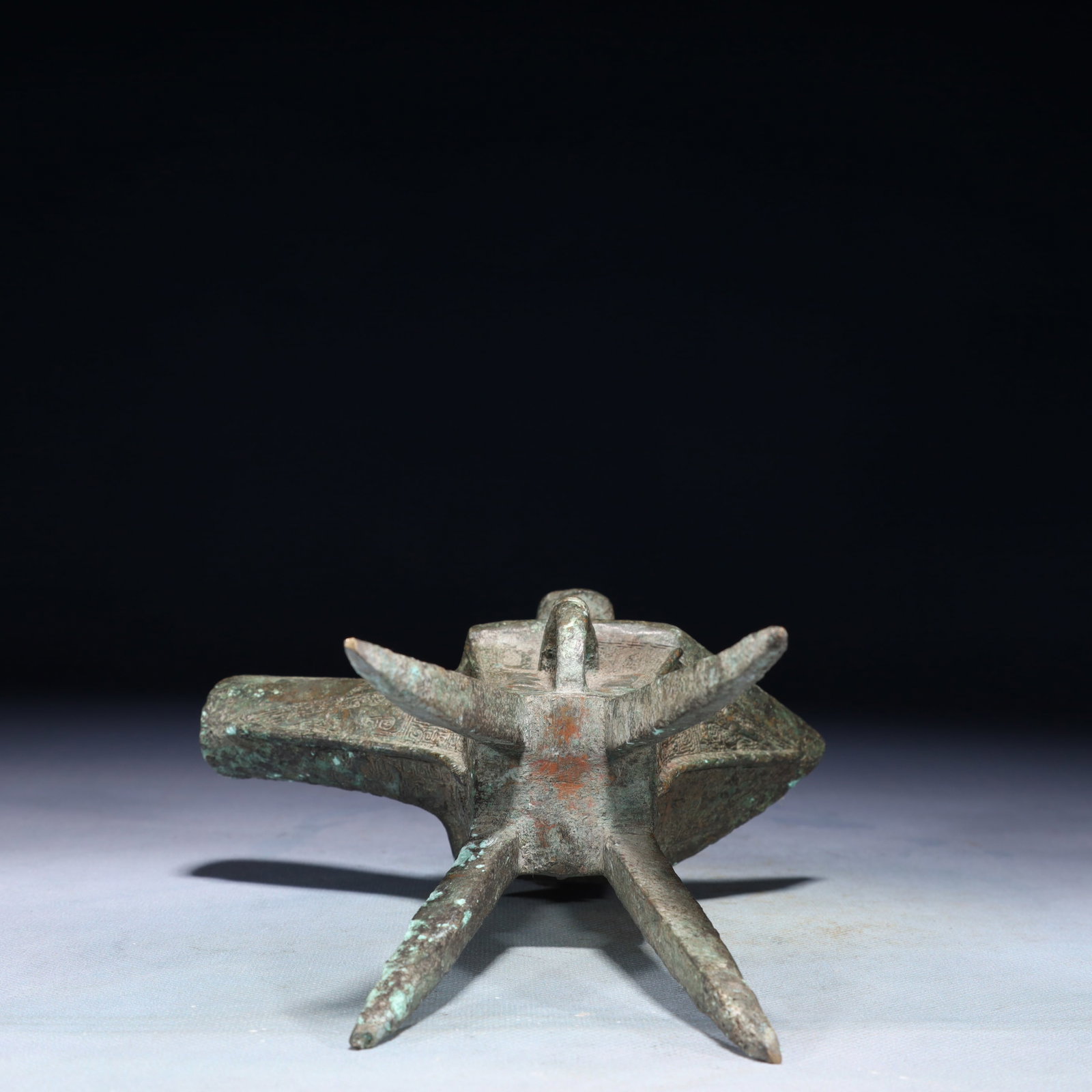A Rare Bronze Goblet - 10