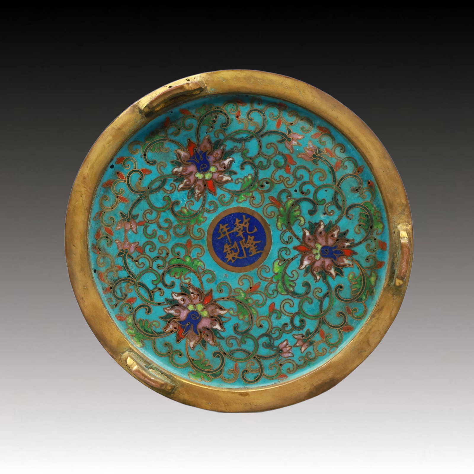 An Exquisite Cloisonne Landscape Pattern Brush Pot - 7