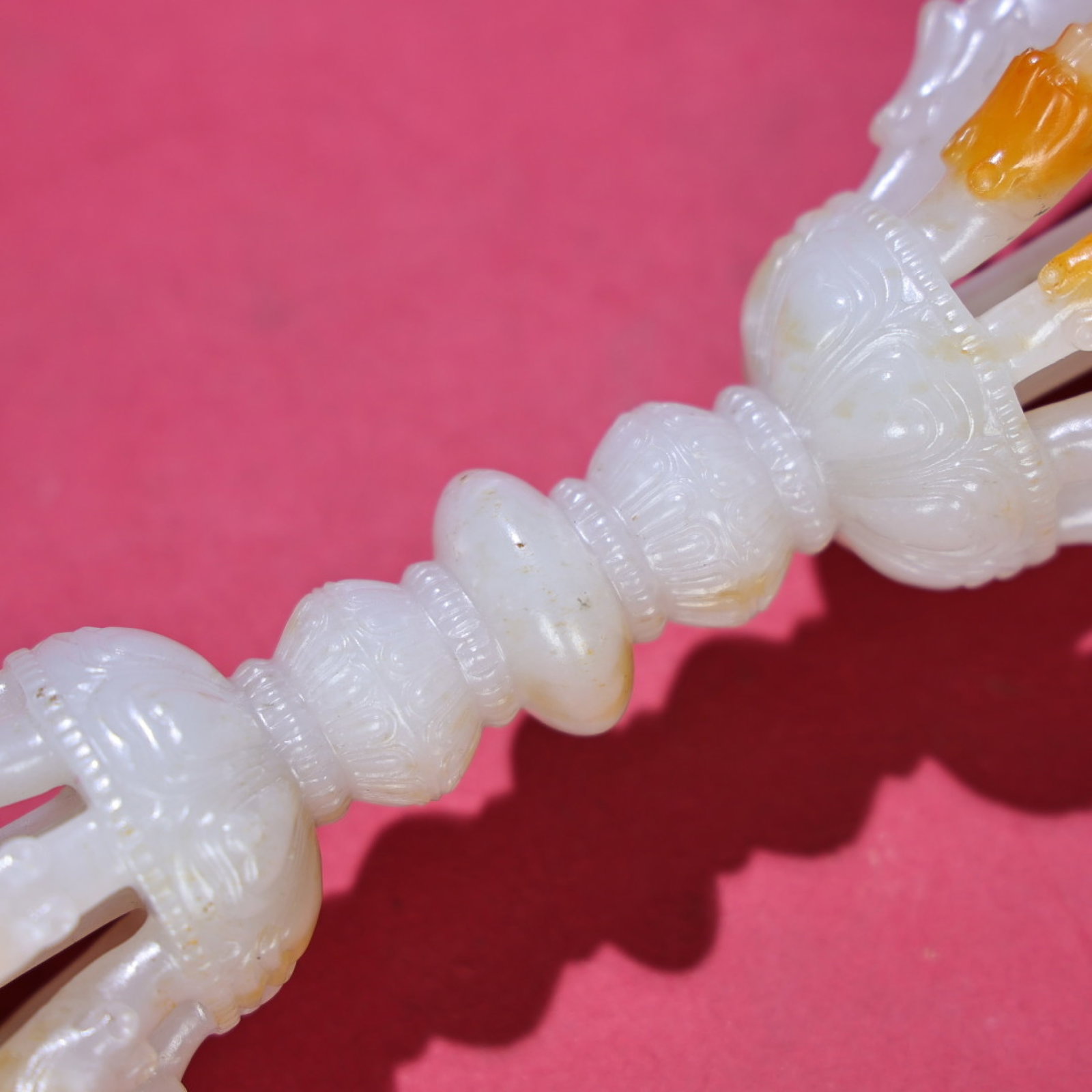 An Exquisite White Jade Ritual Implement - 5