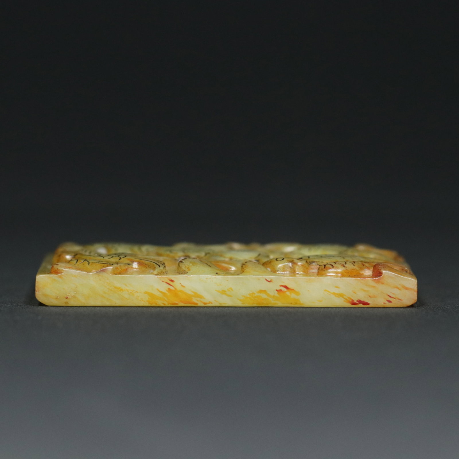 An Exquisite White Jade Beast-Face Eagle Bear Pattern Pendant - 3
