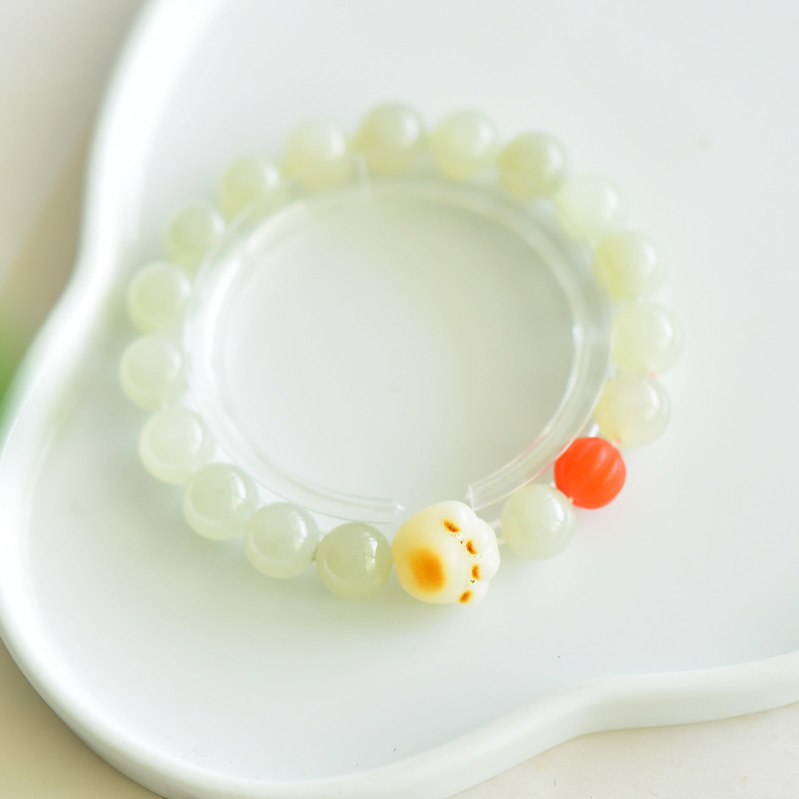 An Exquisite White Jade Bracelets (1 of 4)