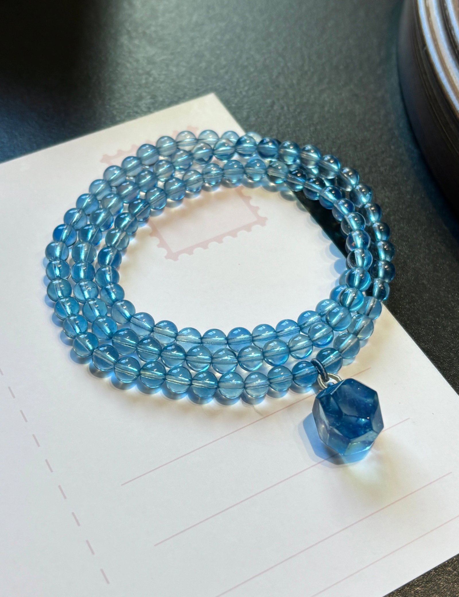 An Exquisite Aquamarine Bracelet: An Exquisite Aquamarine Bracelet,Size:0.2in,Weight:23.3g 海蓝宝手串