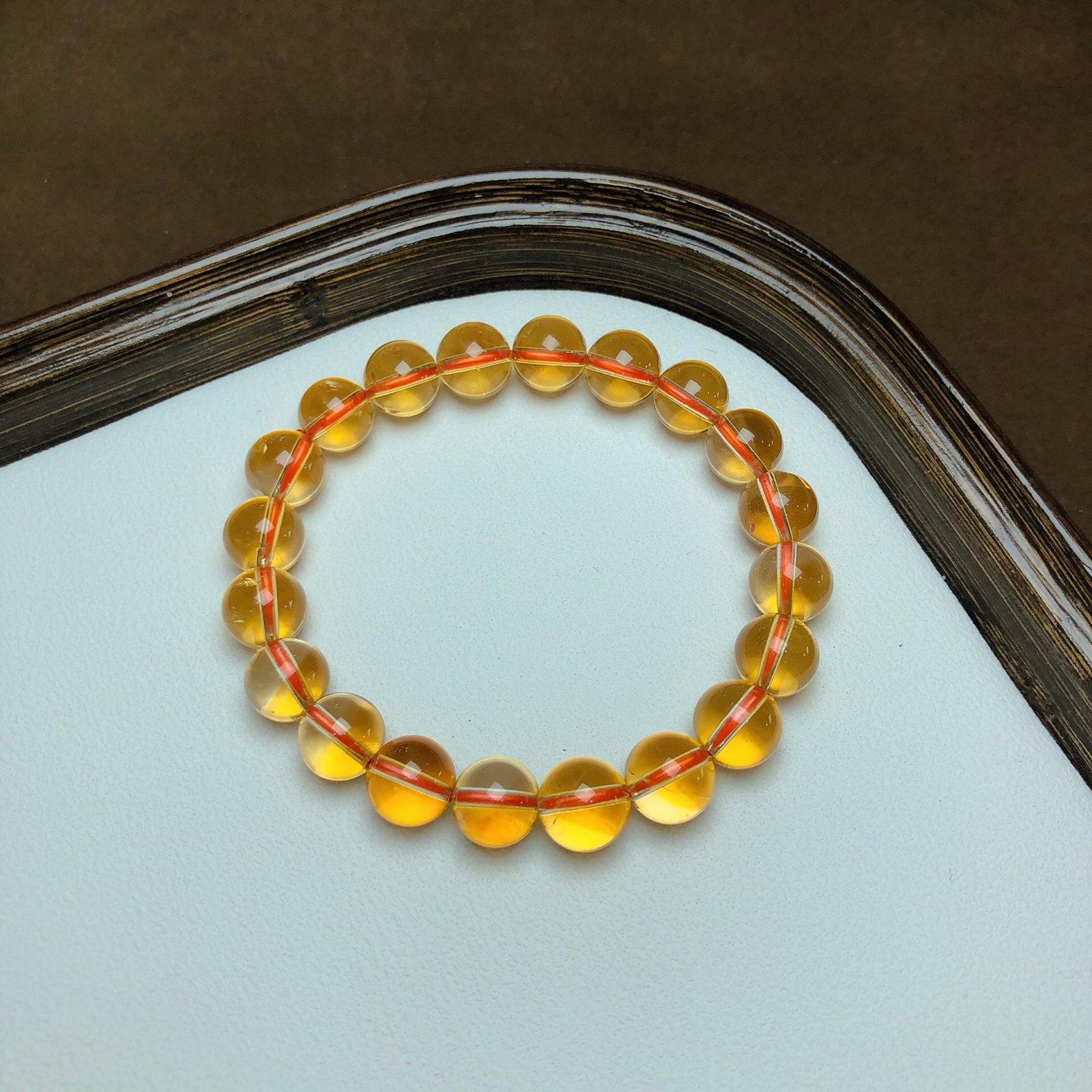 An Exquisite Crystal Bracelet: An Exquisite Crystal Bracelet,Size:0.4in,Weight:24.7g 水晶手串
