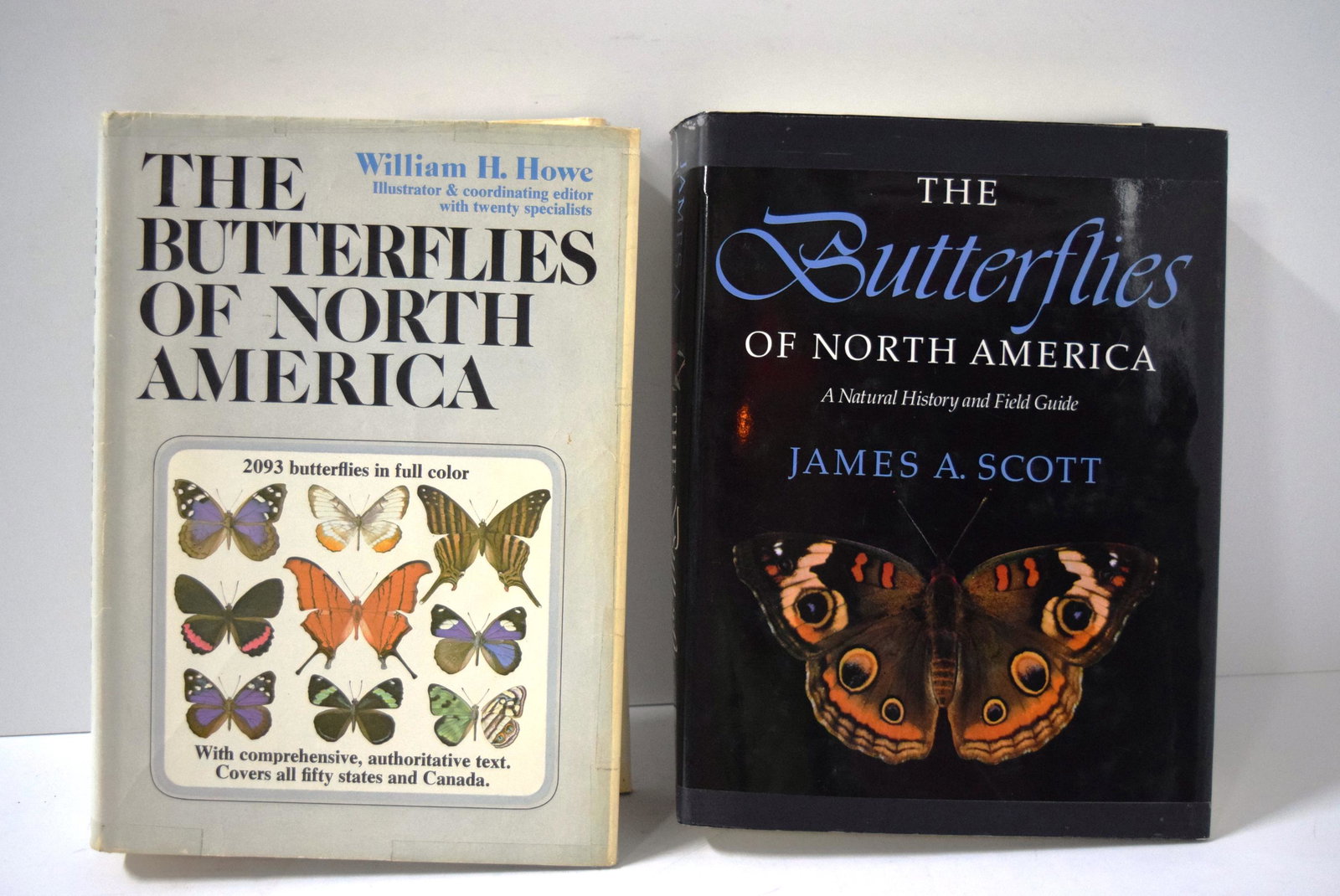 2 volumes North American Butterflies: The Butterflies: 2 volumes North American Butterflies: The Butterflies of North America by William H. Howe 1975 ISBN: 0-385-04926-9, The Butterflies of North America by James A. Scott 1986 ISBN: 0-047-1205-0