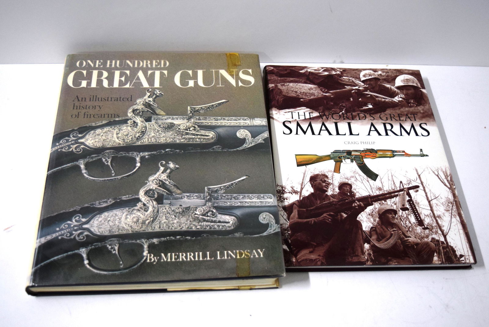 The World's Great Small arms by Craig Philip & One: The World's Great Small arms by Craig Philip & One Hundred Great Guns by Merrill Lindsay