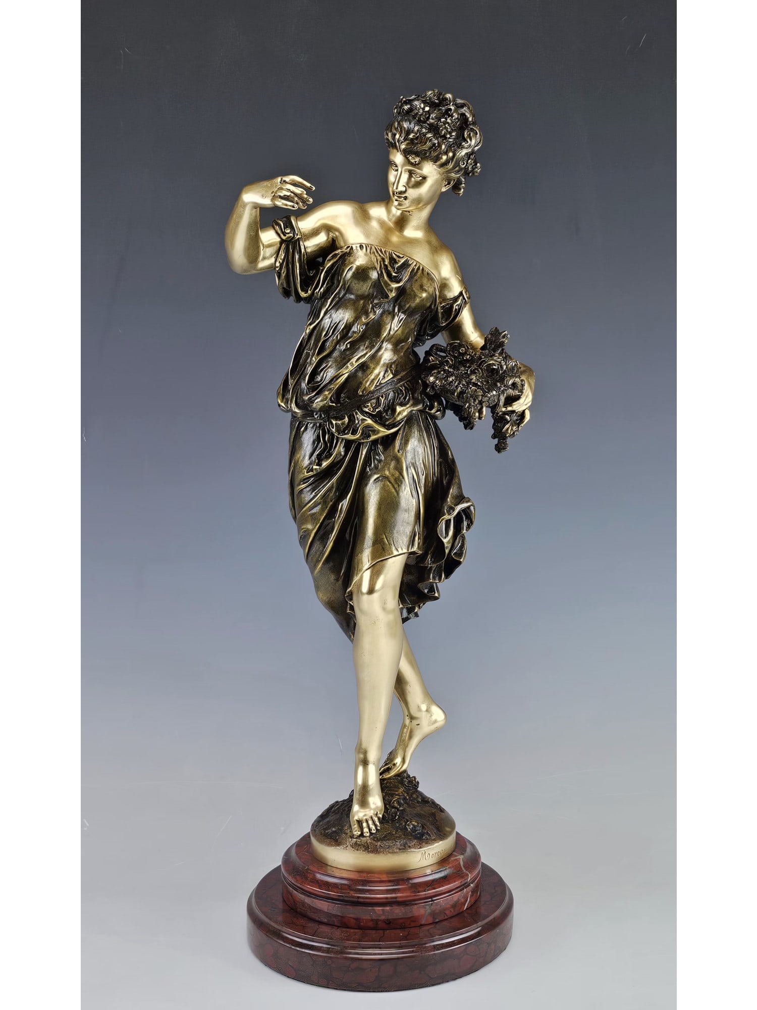 MATHURIN MOREAU 19TH CENTURY FRENCH BRONZE SCULPTURE (1 of 6)