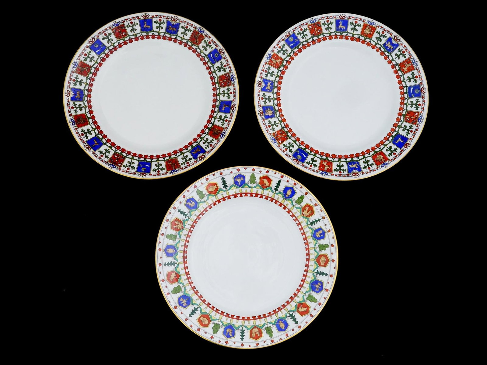 ANTIQUE RUSSIAN PORCELAIN PLATES BY KORNILOV BROS (1 of 11)