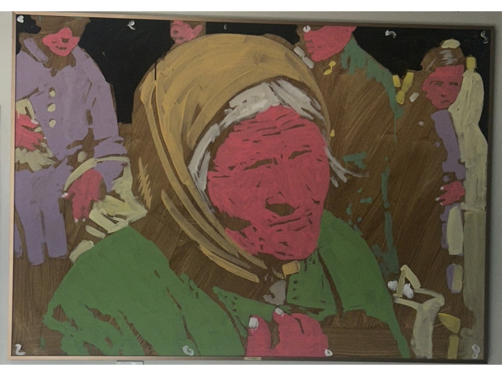 NICKOLAY BELOUS BABUSHKA ACRYLIC PAINTING 2008 (1 of 6)