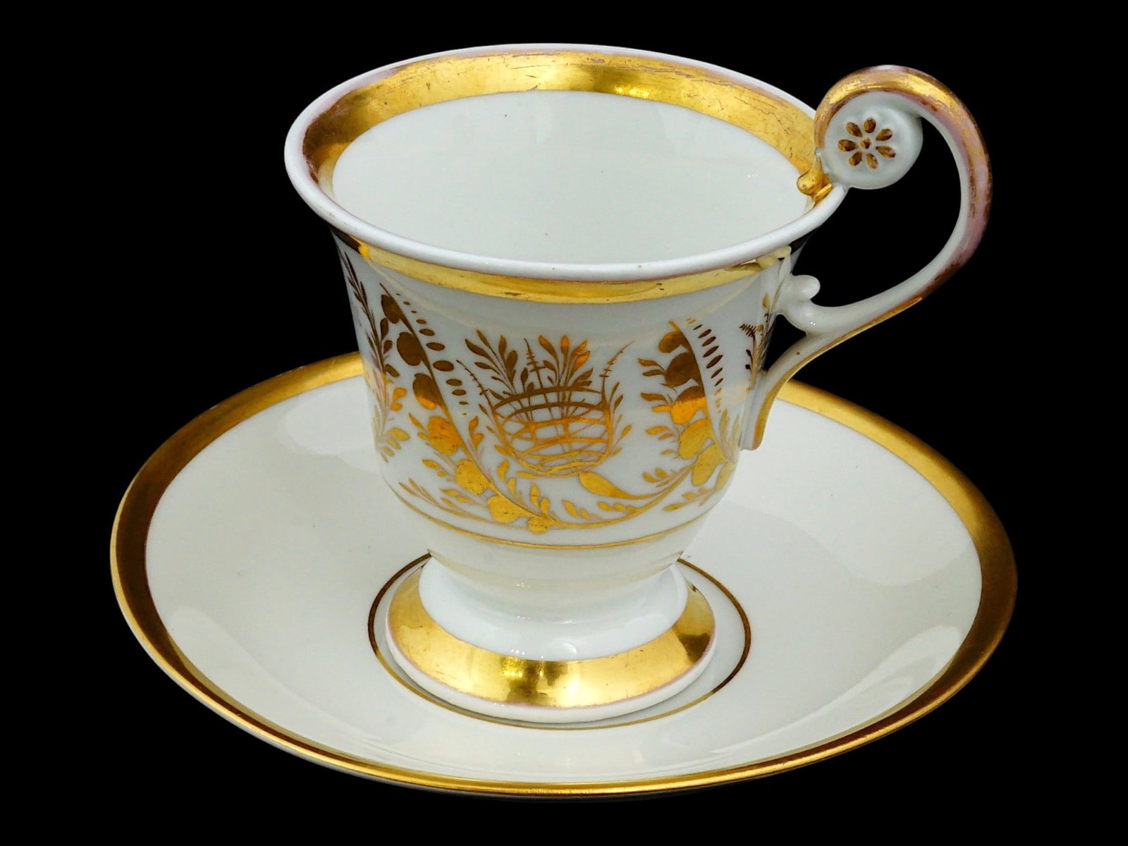 KPM BERLIN BIEDERMEIER PRESENTATION PORCELAIN CUP SET (1 of 13)
