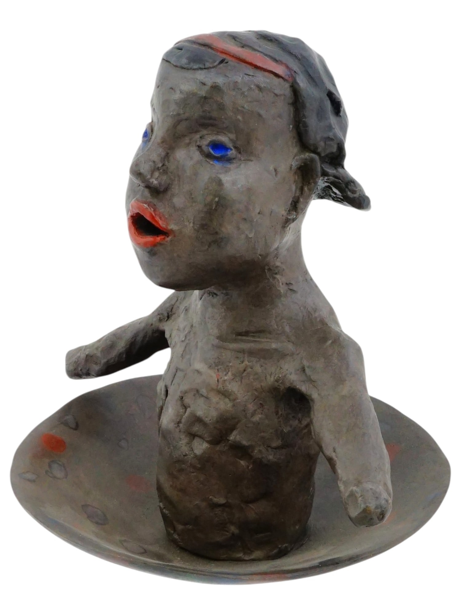 AFTER LENA CRONQVIST POLYCHROME BRONZE SCULPTURE (1 of 10)