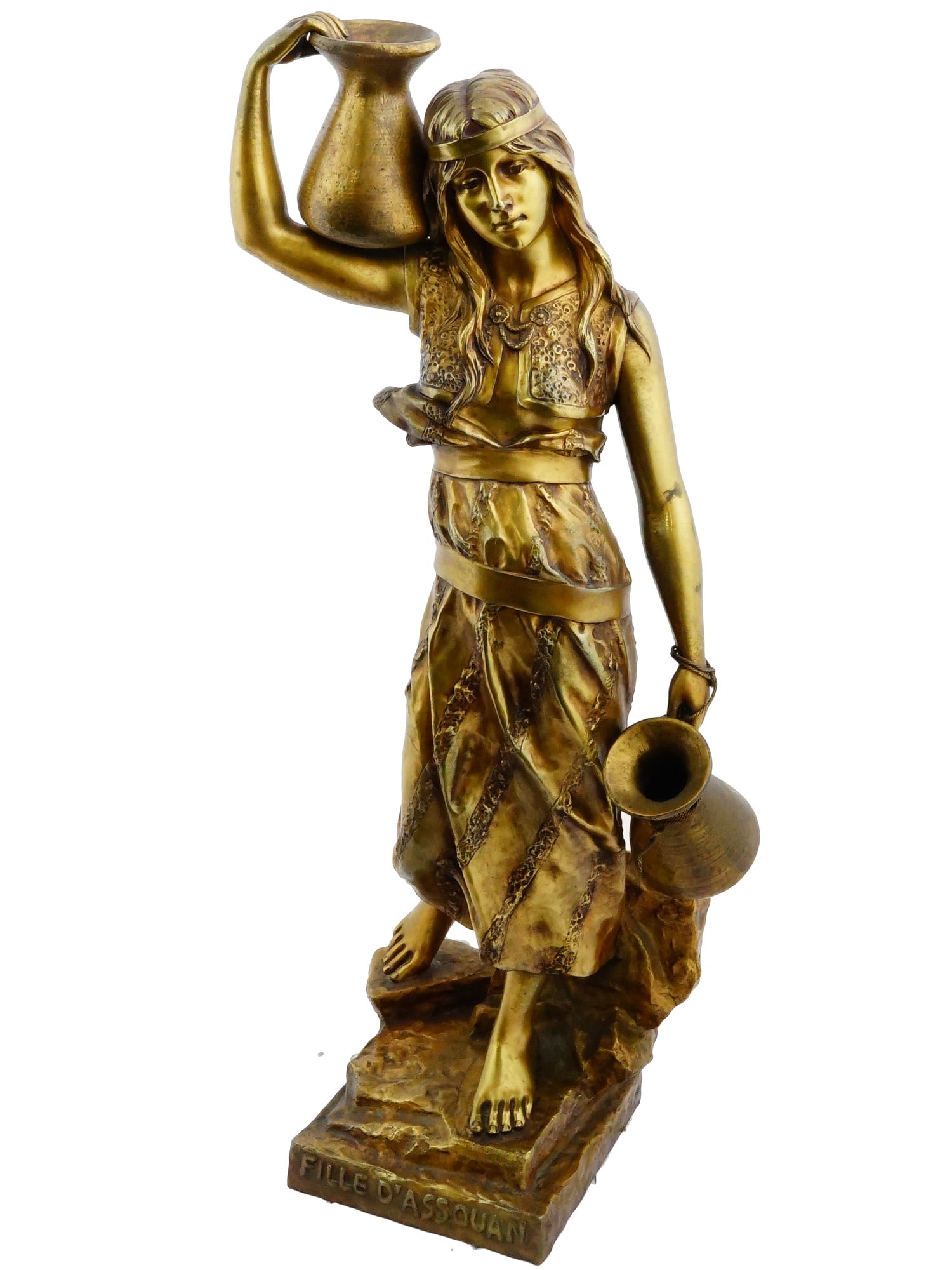 GEORGES CHARLES COUDRAY FRENCH ORIENTALIST BRONZE SCULPTURE (1 of 7)