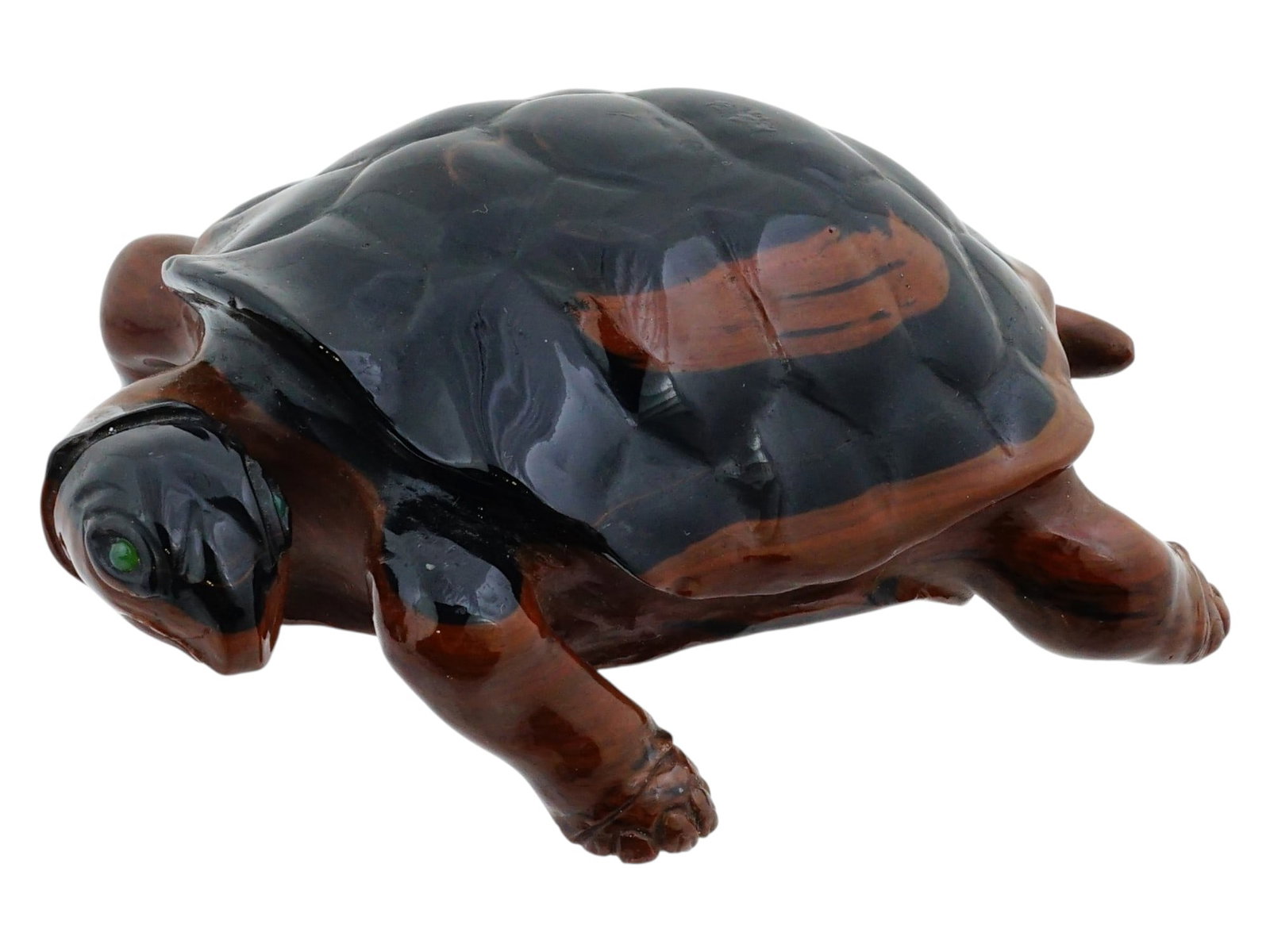 IMPERIAL RUSSIAN HARDSTONE FIGURINE OF A TURTLE (1 of 9)