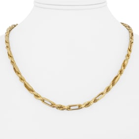 14k Yellow Gold Solid Heavy Milano Rope Chain Necklace Italy 18"