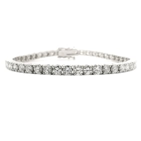 Brand New 8cttw Natural Diamond Tennis Bracelet in White Gold 7"