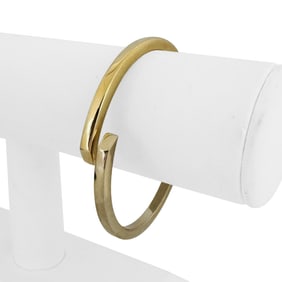 14k Yellow and White Gold Two Tone Hinged Bypass