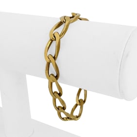 14k Yellow Gold Solid Vintage UnoAErre Curb Link