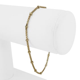 18k Yellow Gold Vintage UnoAErre Box Link Station