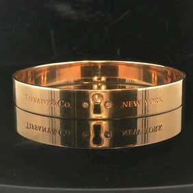 Tiffany & Co. 18k Yellow Gold and Diamond Solid K