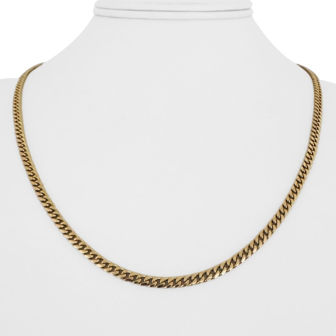 14k Yellow Gold 16.5g Solid 3.5mm Cuban Curb Link (1 of 7)