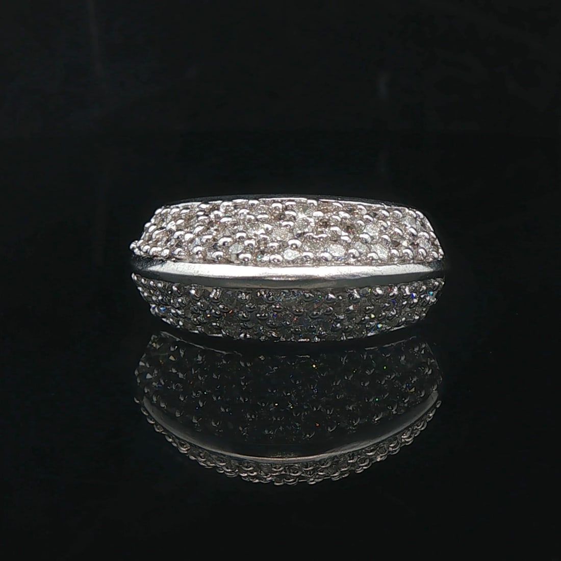 14k White Gold and 1.68cttw VS Diamond Ladies Ring Size 7 (1 of 7)