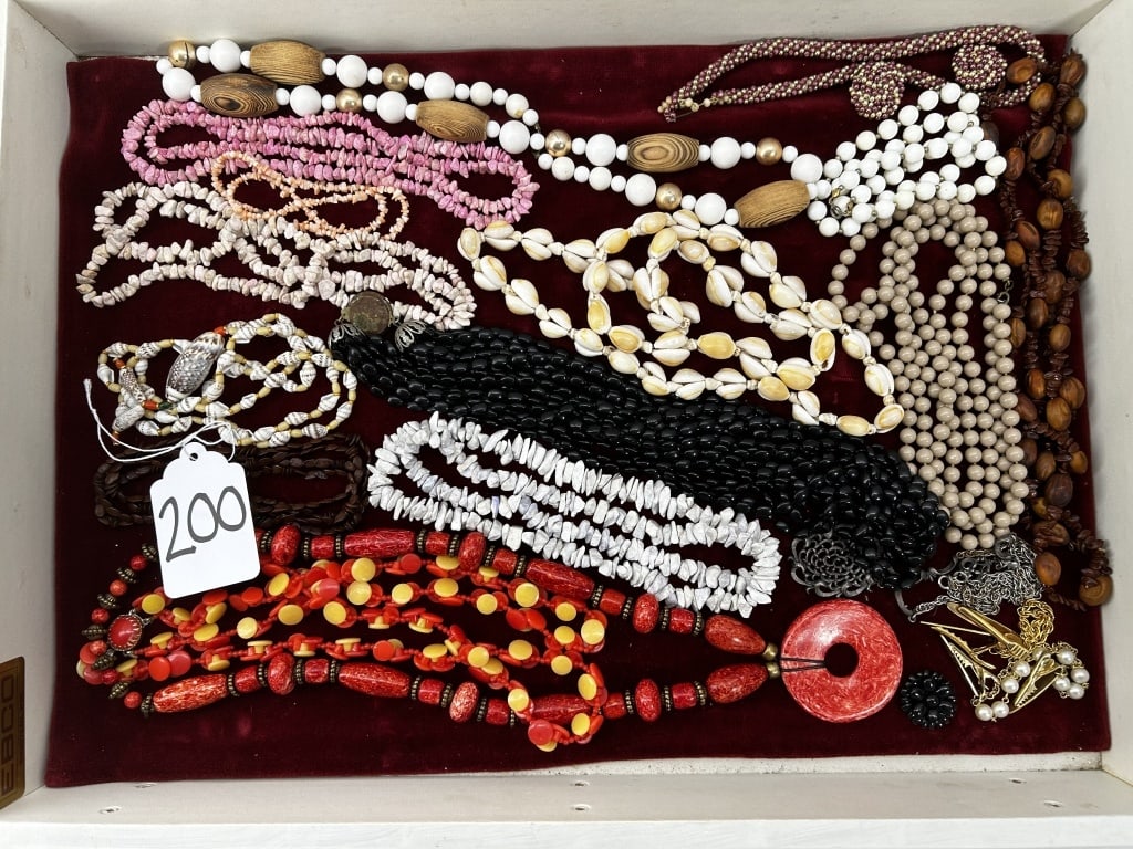 COSTUME JEWELRY - ASSORTMENT OF NECKLACES (1 of 1)