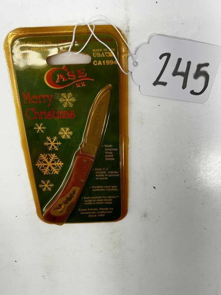 CASE MERRY CHRISTMAS KNIFE CA1994 (1 of 2)