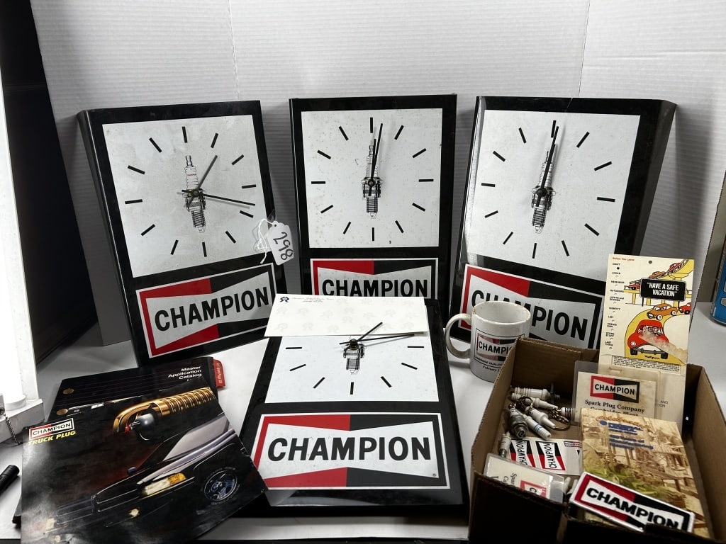 CHAMPION ADVERTISING LOT: .