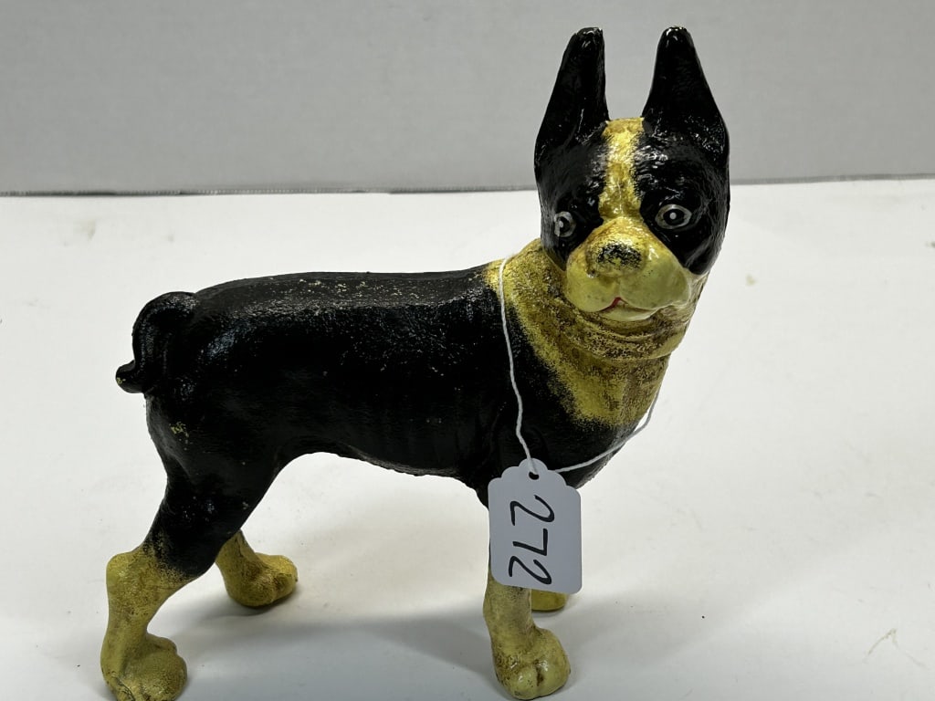 CAST IRON BOSTON TERRIOR SMALL: CAST IRON BOSTON TERRIOR SMALL