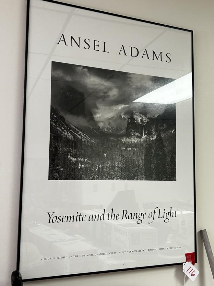 ANSEL ADAMS YOSEMITE AND THE RANGE OF LIGHT PHOTO: 35X25