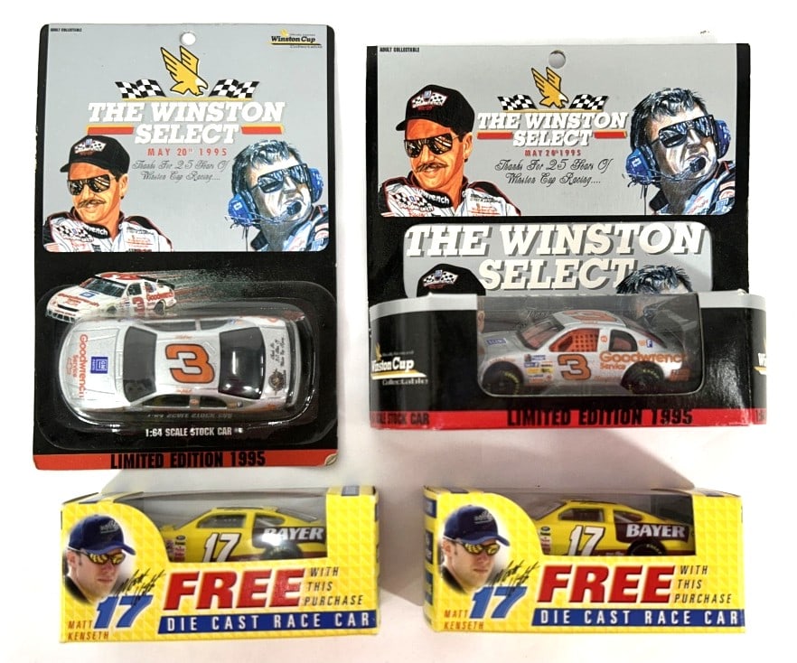 WINSTON SELECT DALE EARNHARDT: NOS THE WINSTON SELECT DALE EARNHARDT 1995 ALL STAR RACE PAINT SCHEME 1:64 SCALE LIMITED EDITION ORIGINAL PACKAGING