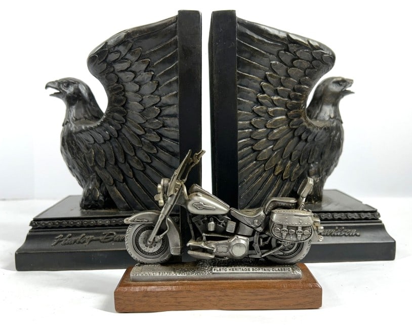 HARLEY-DAVIDSON BOOKENDS (1 of 4)