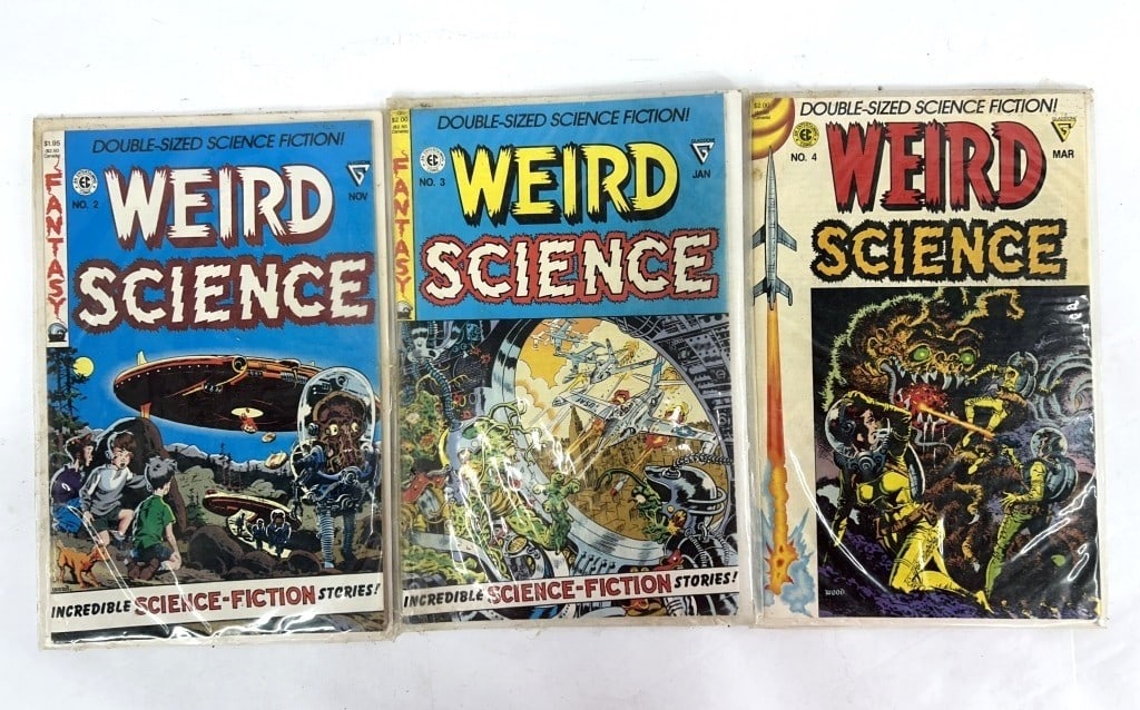 (3) WEIRD SCIENCE COMIC BOOKS (1 of 3)