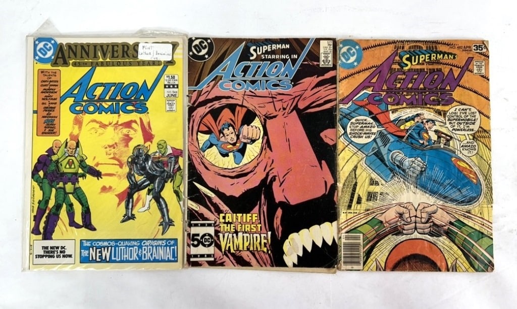 (3) SUPERMAN ACTION COMICS (1 of 3)