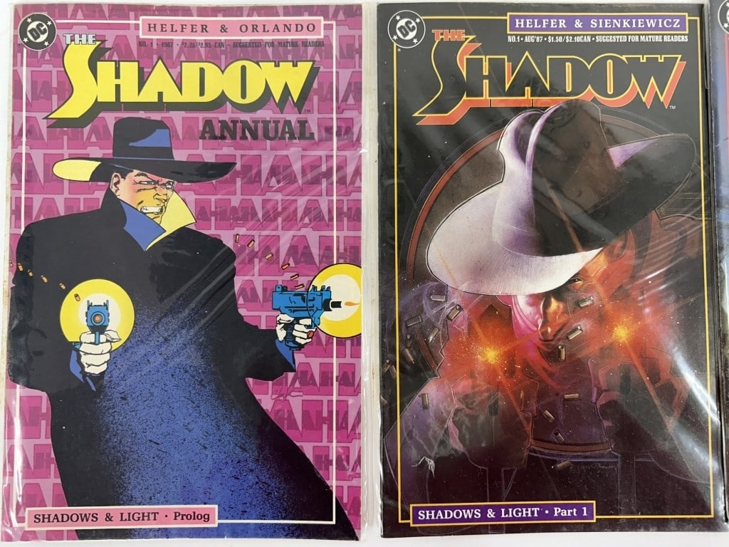 (6) THE SHADOWS COMICS: SERIES OF 6 THE SHADOWS COMICS
