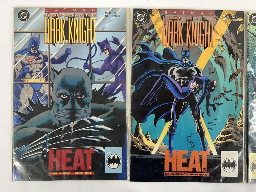 (4) HEAT LEGENDS OF THE DARK KNIGHT COMICS (1 of 2)