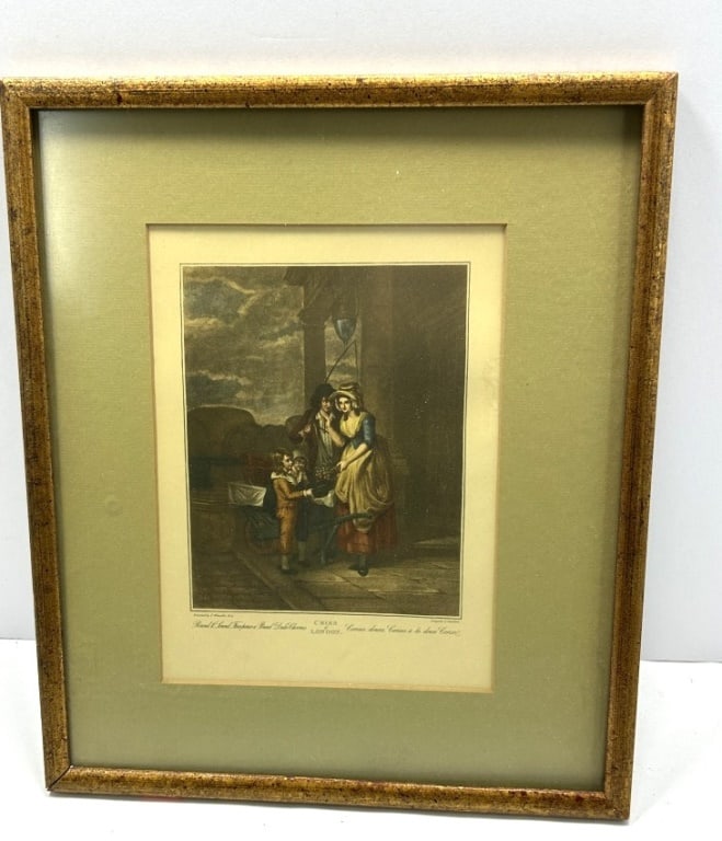 CRIES OF LONDON PRINT: THE CRIES OF LONDON BY FRANCIS WHEATLEY FEATURING STREET VENDORS UNAUTHENTICATED
