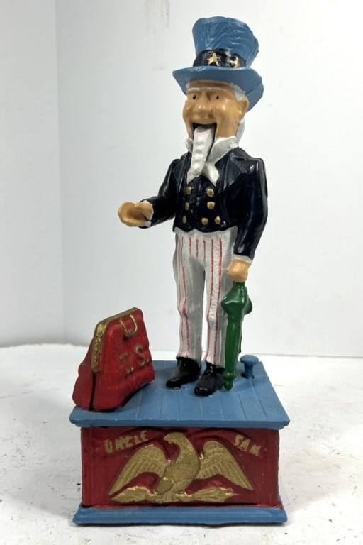 UNCLE SAM CAST IRON BANK (1 of 2)
