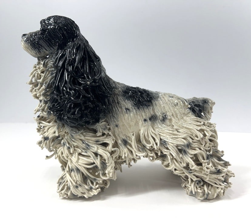 SPAGHETTI COCKER SPANIEL FIGURINE (1 of 3)