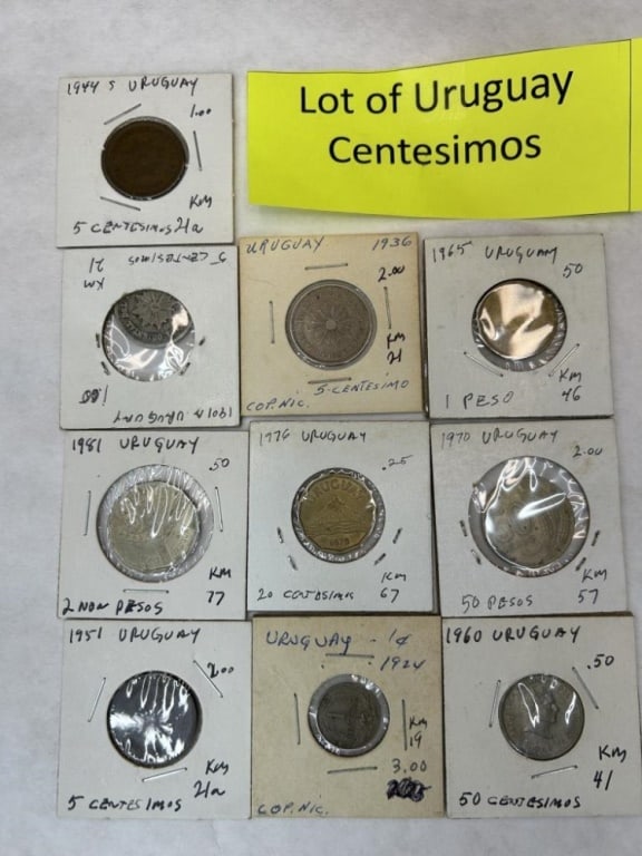 URUGUAY CENTESIMOS (1 of 2)