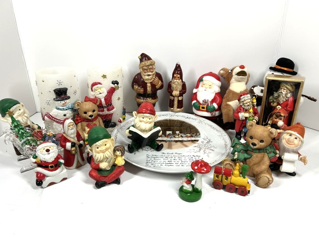 VTG CHRISTMAS TRINKET LOT: ALL ONE MONEY