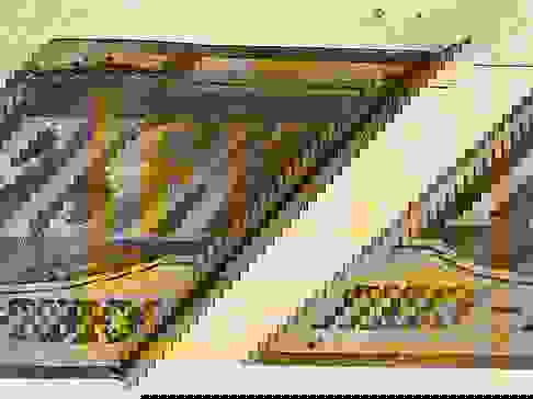 DS FISK TIRES FLANGED HD SIGN