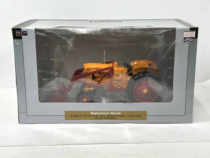 1/16 S MINNEAPOLIS-MOLINE 445 WIDE FRONT LOADER: AGCO STOCK SCT 745