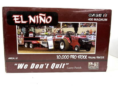 1/16 S EL NINO 10,000 PRO STOCK PULLING TRACTOR: CASE IH 400 MAGNUM PULLING TRACTOR RESIN SPEC CAST