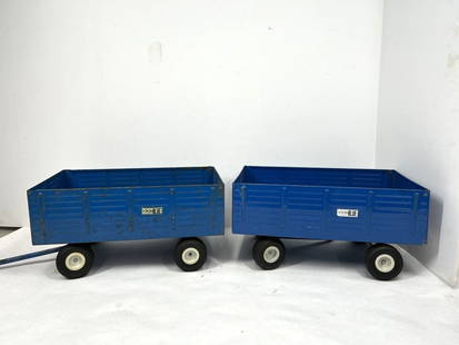 (2) THE BIG BLUE FIELD TRAILERS: 2 FOR ONE MONEY