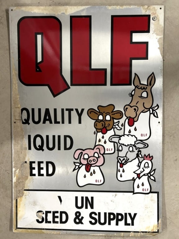 SST QLF SEED AND SUPPLY SIGN: AS PICTURED