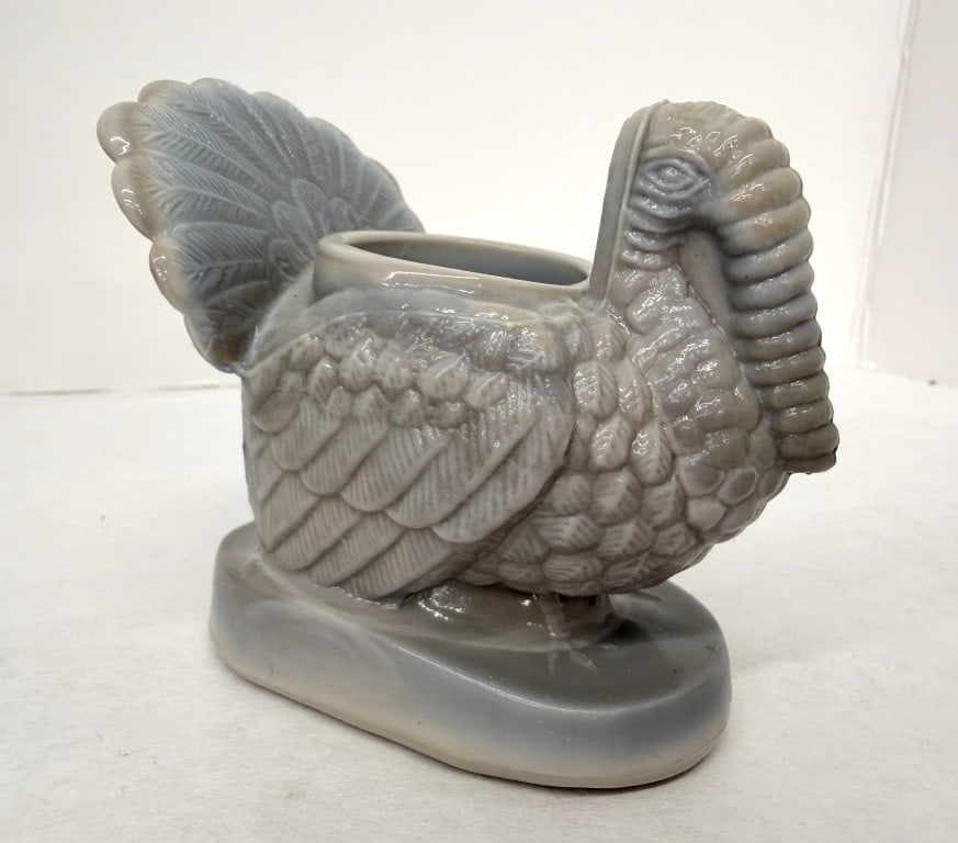 MOSSER TURKEY TOOTHPICK HOLDER: MARBLE 3.25"- 5 oz.