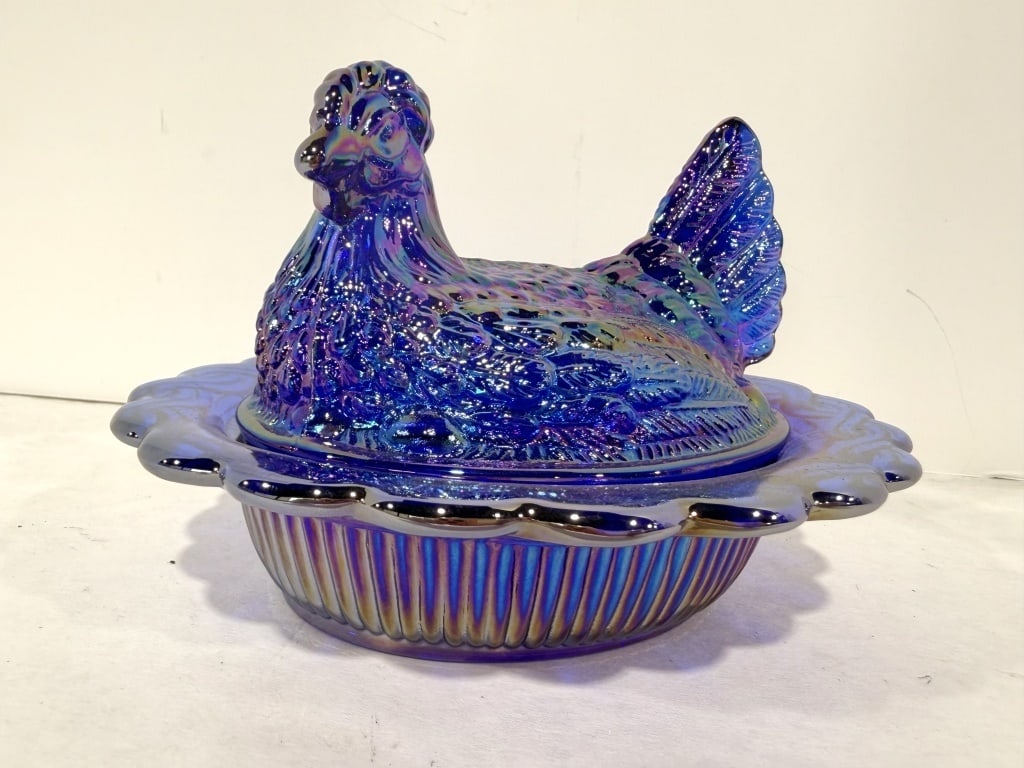 MOSSER CARNIVAL PURPLE HEN ON NEST (1 of 5)