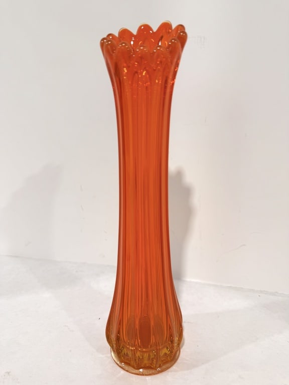 ORANGE SWUNG VASE (1 of 3)