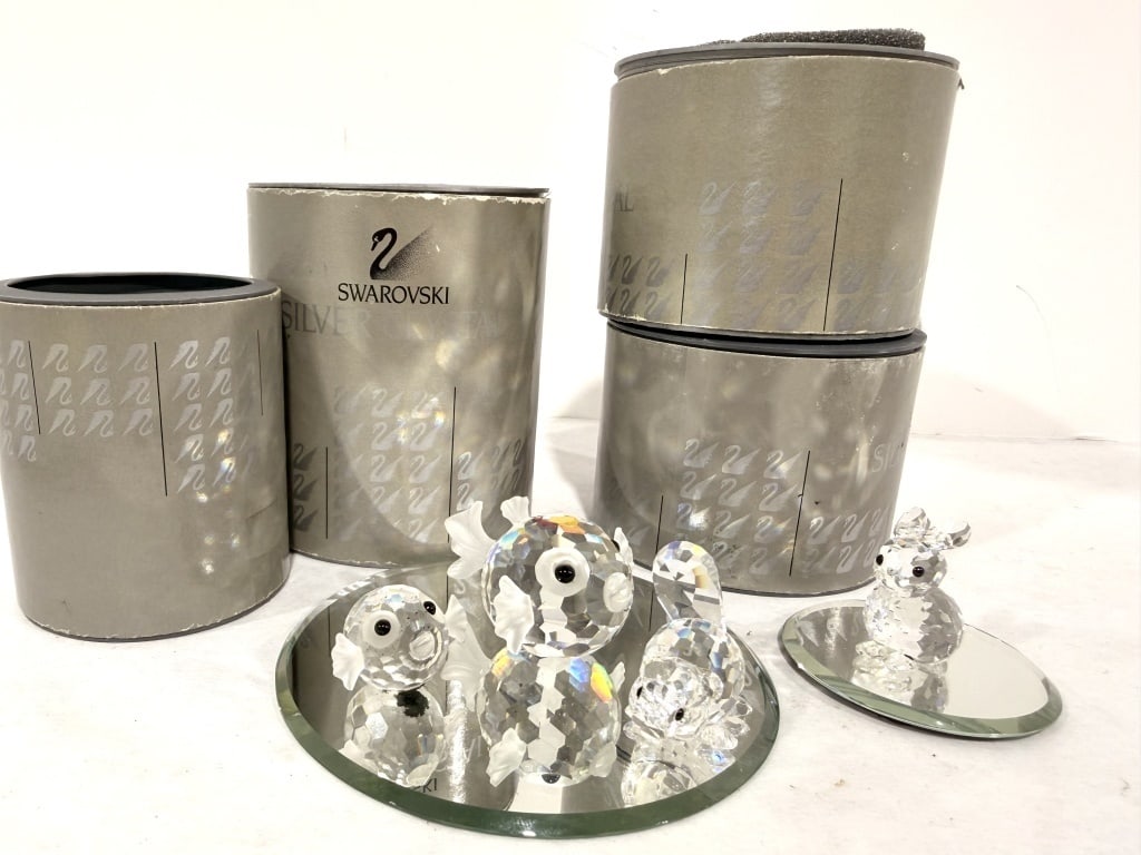 SWAROSKI FISH, BUNNY, BEAVER SET (1 of 3)