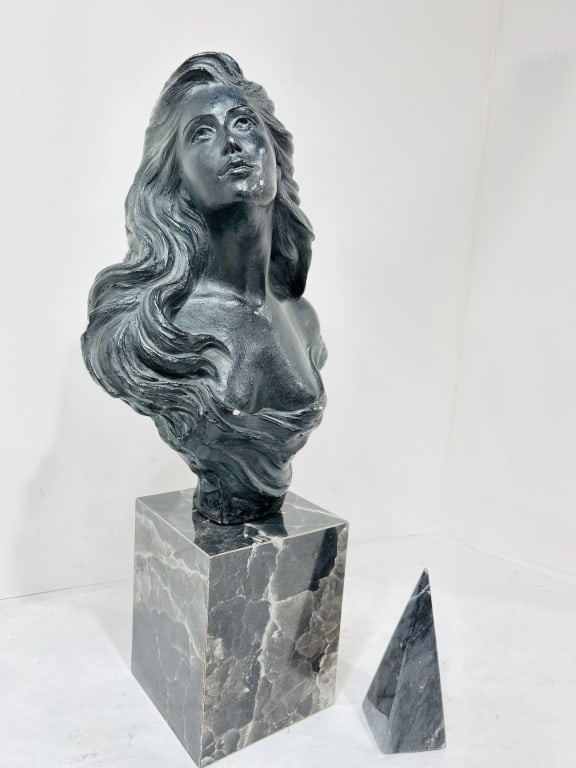 "CAMILLE" BUST SCULPTURE BY ALICE HEATH: 2